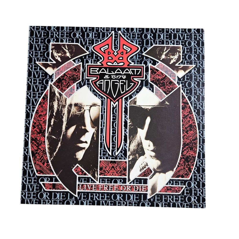 Balaam & The Angel Live Free or Die VTG 1987 Promo Flat Album Poster 12x12 D/S‎